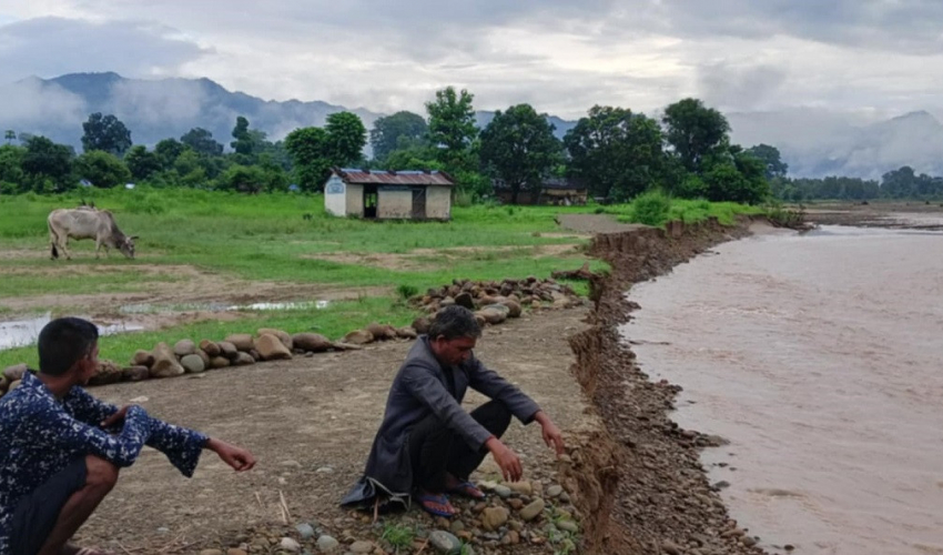 कञ्चनपुरको बादी बस्ती जोखिममा