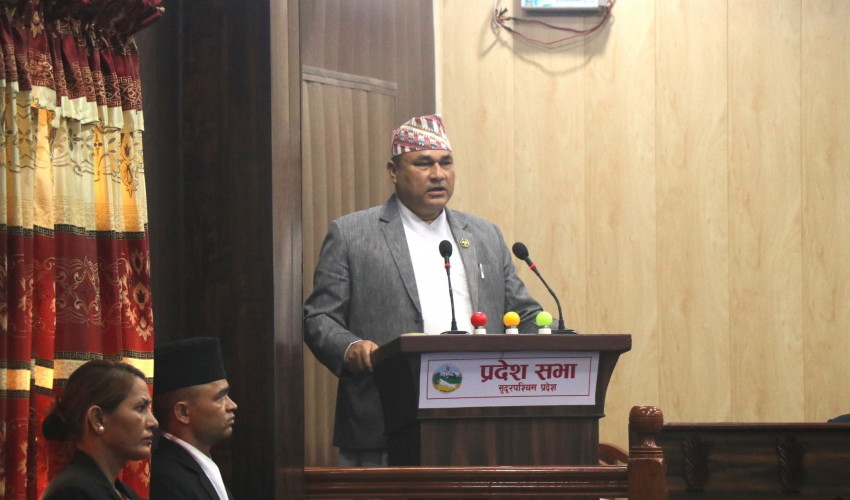 सुदूरपश्चिम प्रदेश सरकारको नीति तथा कार्यक्रम पारित